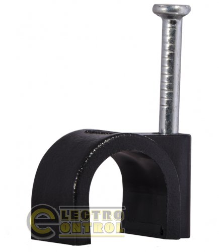 Скоба черная Аско-Укрем A0150030036 CHR-6 мм круглая 100 шт.