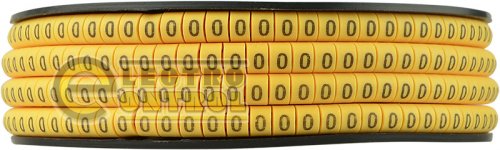 Маркування для кабелю Аско-Укрем A0150080013 EC-1 1,5-4,0 мм² символ "0"