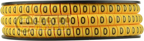 Маркування для кабелю Аско-Укрем A0150080014 EC-2 3,1-8,0 мм² символ "0"