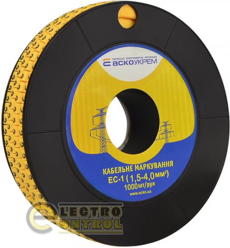 Маркировка для кабеля Аско-Укрем A0150080025 EC-1 1,5-4,0 мм² символ "3"