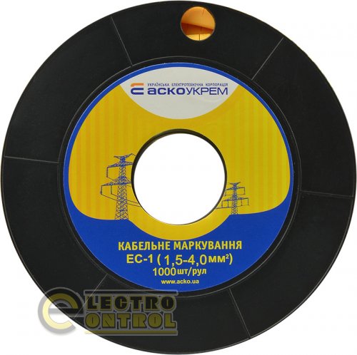 Маркировка для кабеля Аско-Укрем A0150080029 EC-1 1,5-4,0 мм² символ "4"