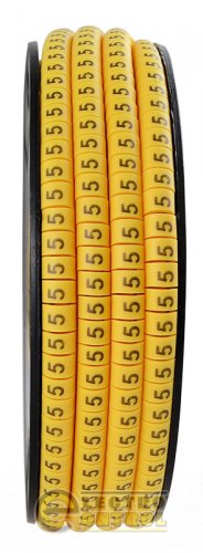 Маркировка для кабеля Аско-Укрем A0150080033 EC-1 1,5-4,0 мм² символ "5"