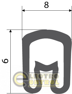 Маркировка для кабеля Аско-Укрем A0150080039 EC-3 5,2-10,0 мм² символ "6"