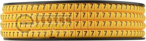 Маркування для кабелю Аско-Укрем A0150080041 EC-1 1,5-4,0 мм² символ "7"