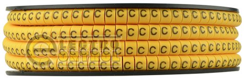 Маркування для кабелю Аско-Укрем A0150080063 EC-1 1,5-4,0 мм² символ "C"