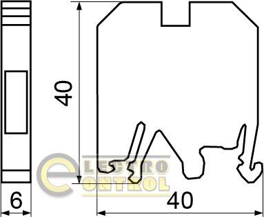 Клемник Аско-Укрем A0130010010 JXB 2,5/35 зелений