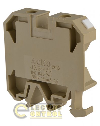 Клеммник Аско-Укрем A0130010019 JXB 16/35 жёлтый