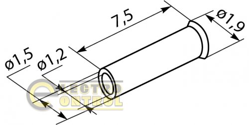 Гильза Аско-Укрем A0060110002 EN7506 100 шт.