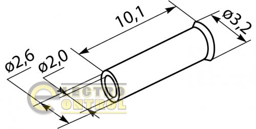 Гильза Аско-Укрем A0060110009 EN2510 100 шт.