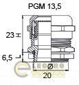Сальник Аско-Укрем A0150050033 металлический PGM 13.5
