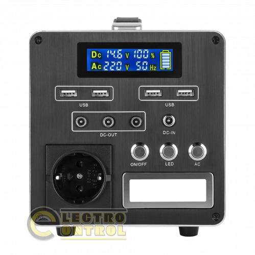 Багатофункціональна портативна зарядна станція LP CHARGER MPPT 500 (500W, 512Wh)