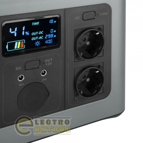 Многофункциональная портативная зарядная станция LP CHARGER MPPT 700 Pro (700W, 614Wh)