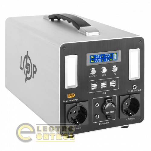 Многофункциональная портативная зарядная станция LP CHARGER MPPT 1000 Max (1000W, 960Wh)
