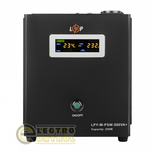 ИБП с правильной синусоидой 12V LPY-W-PSW-500VA+(350Вт)5A/10A