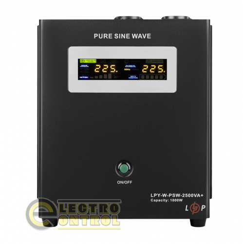ИБП с правильной синусоидой 24V LPY-W-PSW-2500VA+(1800Вт)10A/20A