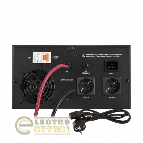 ДБЖ з правильною синусоїдою 24V LPE-B-PSW-2300VA+ (1600Вт) 1-40A