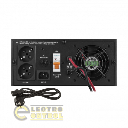 ДБЖ з правильною синусоїдою 12V LPE-B-PSW-430VA+ (300Вт) 1-15A