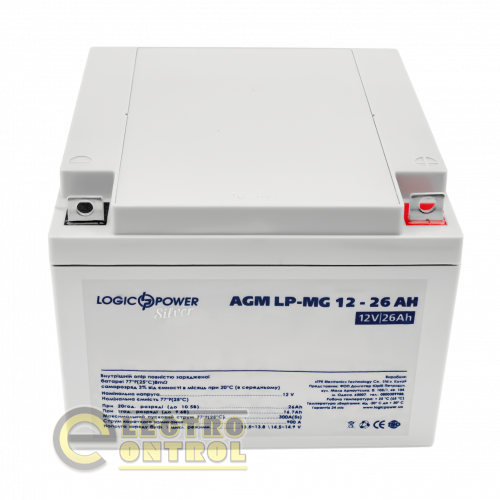 Акумулятор мультигелевий LP-MG 12V - 26 Ah Silver