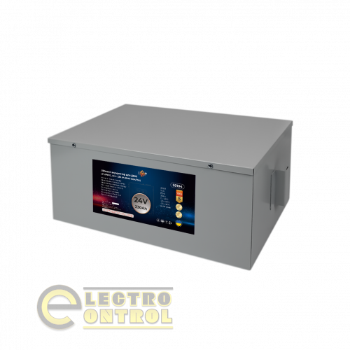 Аккумулятор LP LiFePO4 24V (25,6V) - 230 Ah (5888Wh) (BMS 150A/75A) металл для ИБП