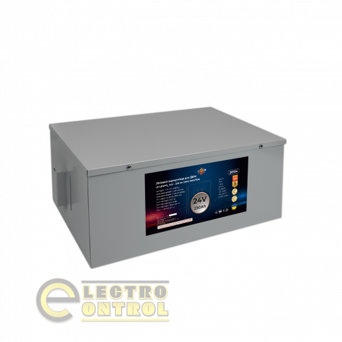 Аккумулятор LP LiFePO4 24V (25,6V) - 230 Ah (5888Wh) (BMS 150A/75A) металл для ИБП