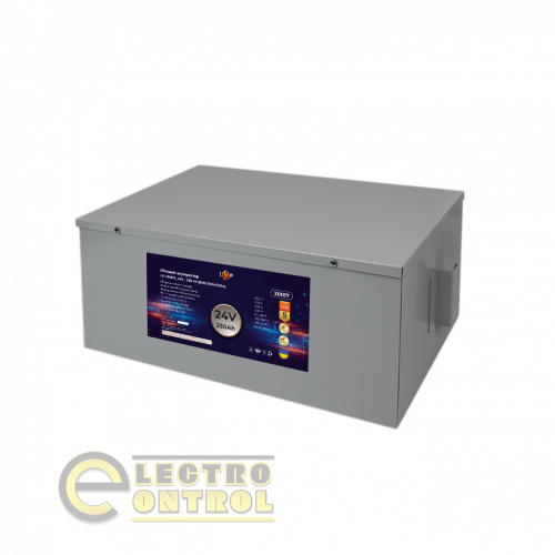 Акумулятор LP LiFePO4 24V (25,6V) - 230 Ah (5888Wh) (BMS 200A/100A) металл
