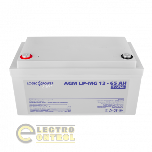 Аккумулятор мультигелевый LP-MG 12V - 65 Ah Silver