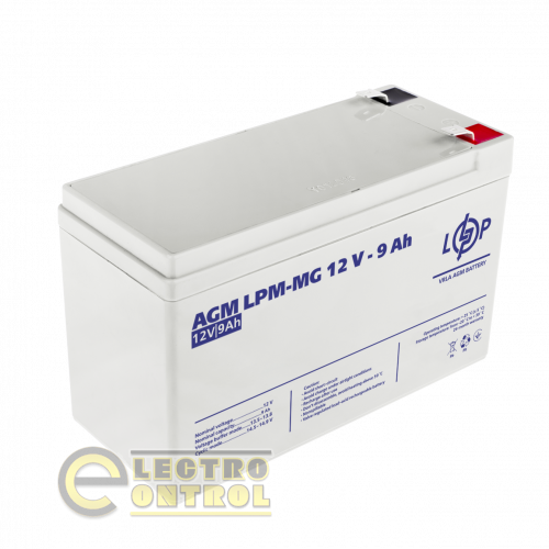 Акумулятор мультигелевий LPM-MG 12V - 9 Ah