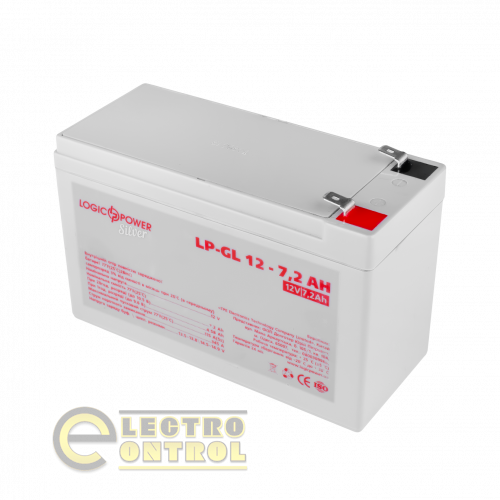 Акумулятор гелевий LP-GL 12V - 7.2 Ah Silver
