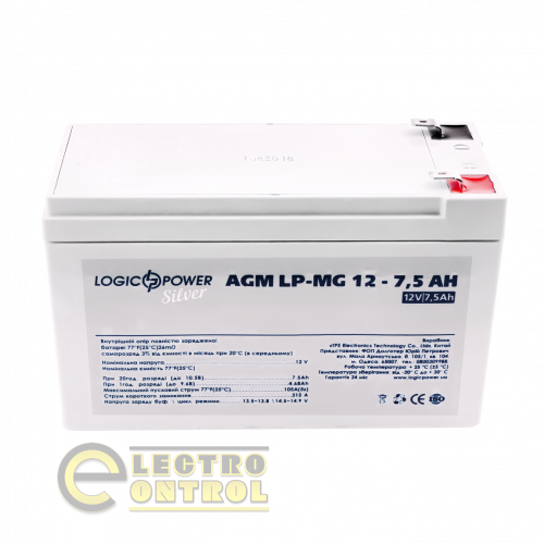 Акумулятор мультигелевий LP-MG 12V - 7.5 Ah Silver