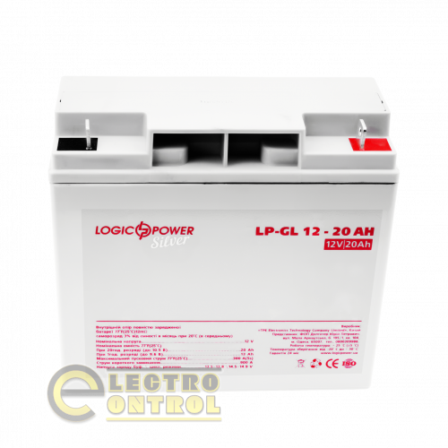 Аккумулятор гелевый LP-GL 12V - 20 Ah Silver