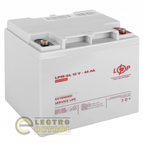 Акумулятор гелевий LPM-GL 12V - 45 Ah