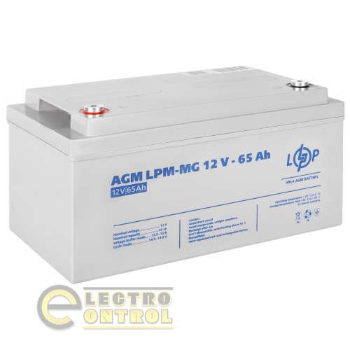 Акумулятор мультигелевий LPM-MG 12V - 65 Ah