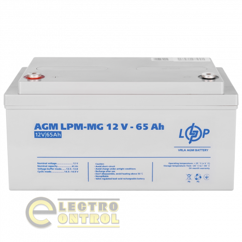 Акумулятор мультигелевий LPM-MG 12V - 65 Ah