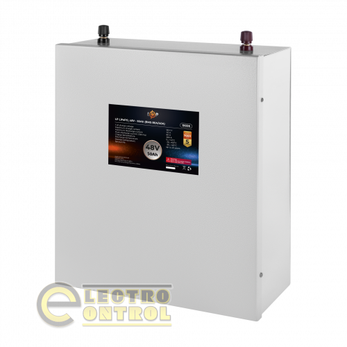 Акумулятор LP LiFePO4 48V (51,2V) - 50 Ah (2560Wh) (BMS 80A/40А) металл