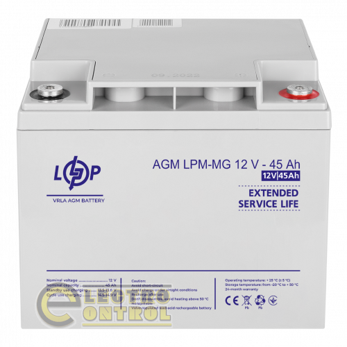 Акумулятор мультигелевий LPM-MG 12V - 45 Ah