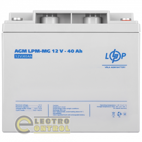 Акумулятор мультигелевий LPM-MG 12V - 40 Ah