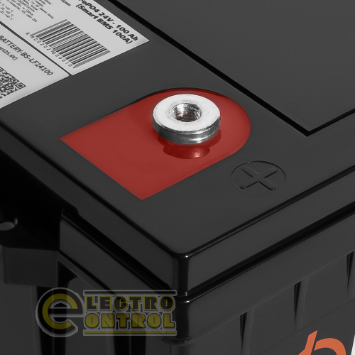 Акумулятор LP LiFePO4 24V (25,6V) - 100 Ah (2560Wh) (Smart BMS 100А) з BT пластик для ДБЖ