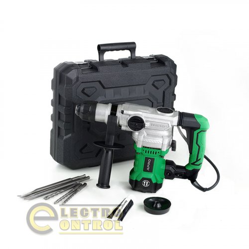 Перфоратор бочковий APRO 7,5 Дж, 1900В, SDS+, 1900 H, кейс