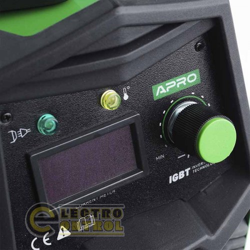 Зварювальний апарат інверторний APRO MMA-260 K ел.4мм кейс
