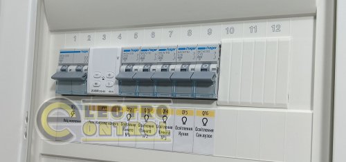 Щит квартирный на 3 комнаты ЩК-3+ с расширенным функционалом