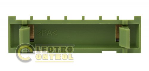 Шина нульова Enext e.bsi.pro.1.7 на DIN-рейку в ізольованому корпусі зелена