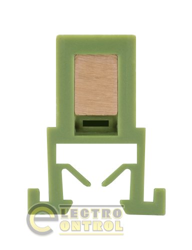 Шина нульова Enext e.bs.stand.1.7.green 7 отворів зелена