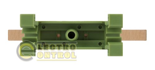 Шина нульова Enext e.bs.stand.1.12.green 12 отворів зелена