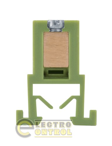 Шина нульова Enext e.bs.stand.1.12.green 12 отворів зелена