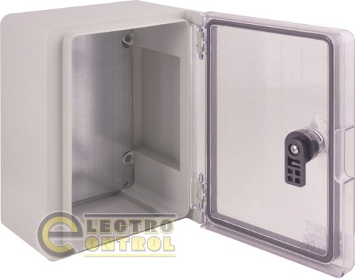 Щит Enext ударопрочный с АБС-пластика e.plbox.180.240.130.tr 180х240х130мм IP65 с прозрачной дверцей