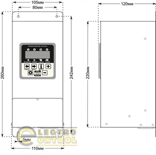 Преобразователь частоты АС Привод CFM310  2.2кВт