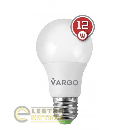 LED лампа VARGO A60 12W E27 1140lm 6500К