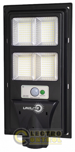 Світлодіодний вуличний сонячний світильник UNILITE 60W 6500K