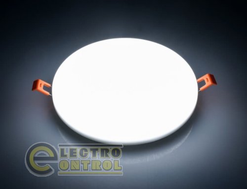 Светодиодный светильник VARGO круг 12W 5000K 1200lm 175-265V с регулируемыми клипсами 50-70mm размер 85mm