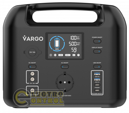 Зарядная станция VARGO VRG 7834 500В 518Вт*ч 162000mAh